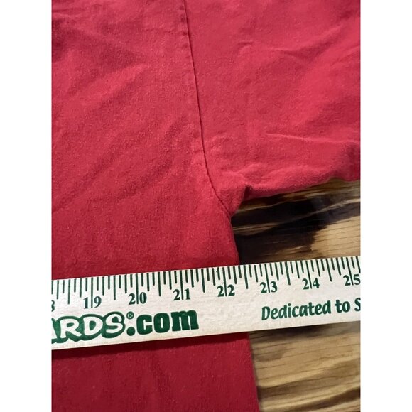 VINTAGE M&Ms Yellow T‎ Shirt Size L/XL Short Sleeve Graphic Red  90s Y2K - Picture 5 of 12